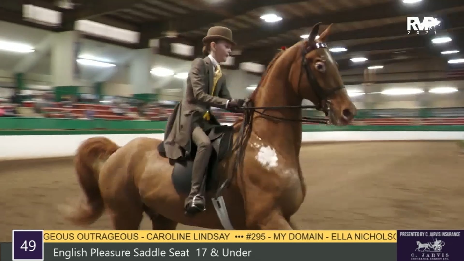 RSP21 - Class 49 - English Pleasure Saddle Seat 17 and Under