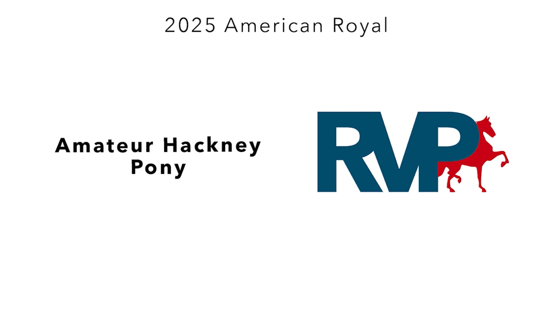 KC25 - Class 36 - Amateur Hackney Pony