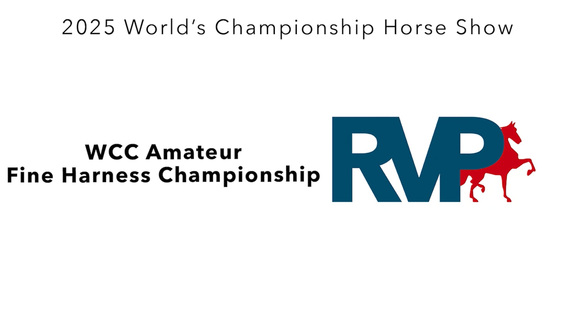 WCHS25 - Class 168 - WCC Amateur Fine Harness Championship