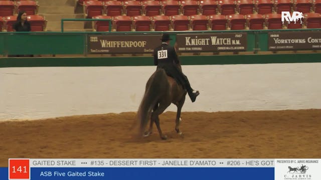 NCSC22 - Class 141 - ASB Five Gaited ...