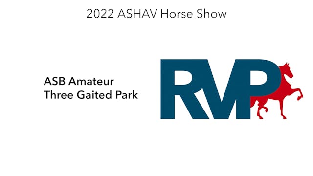 ASHAV22 - Class 7 - ASB Amateur Three...