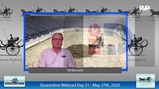 Quarantine Webcast - May 27 - Day 31