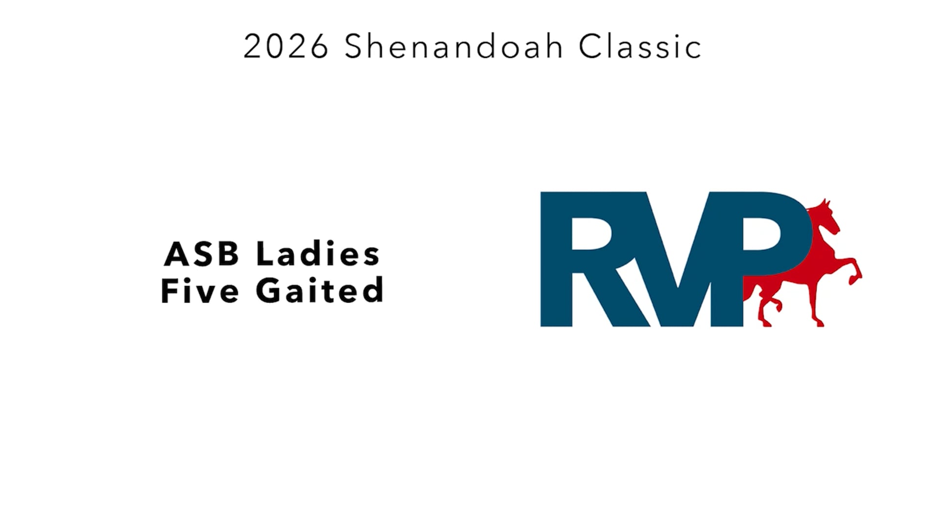 SC26 - Class 20 - ASB Ladies Five Gaited