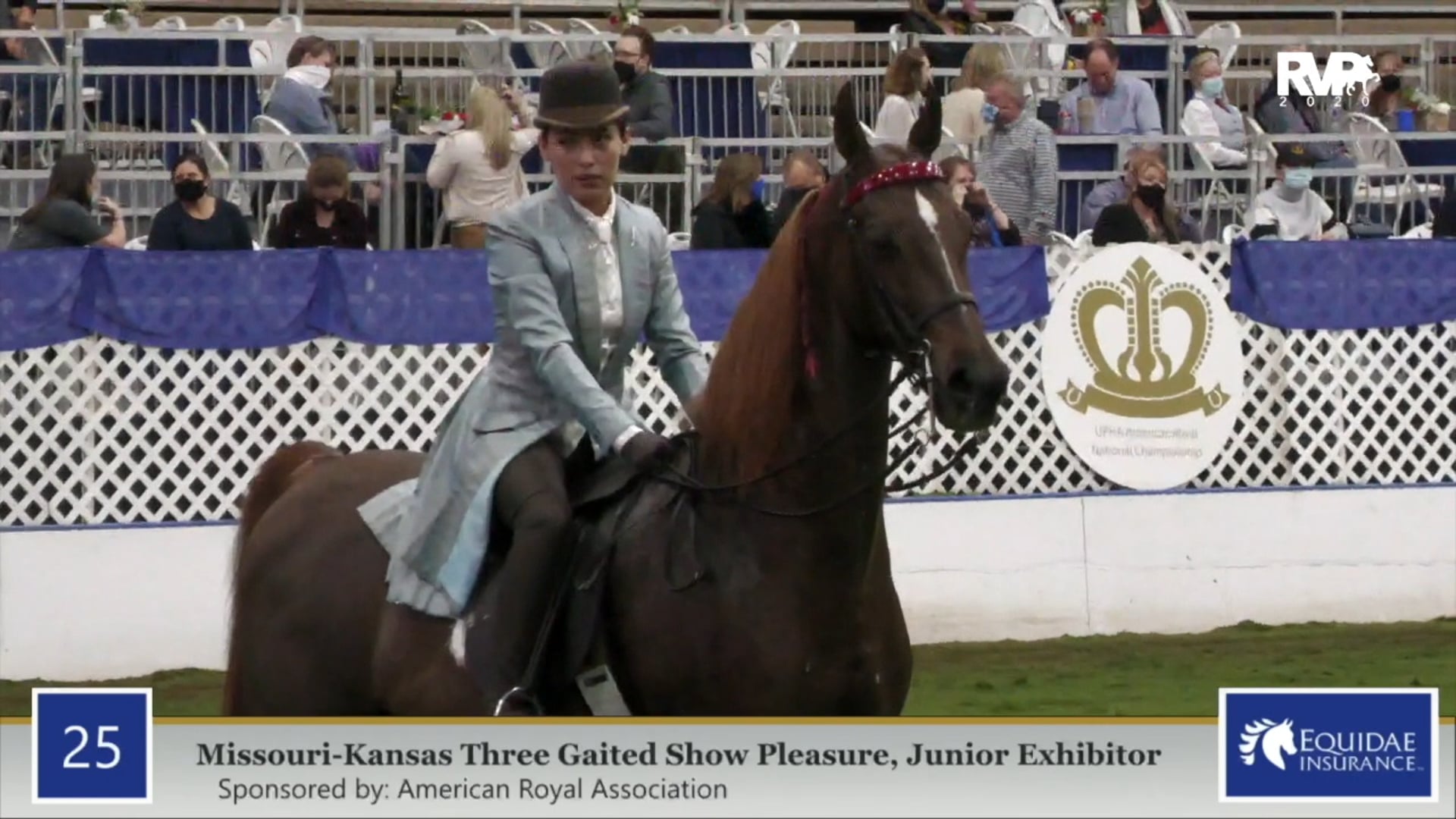 2020 AR - Class 25 MO:KS Junior Exhibitor Three Gaited Show Pleasure