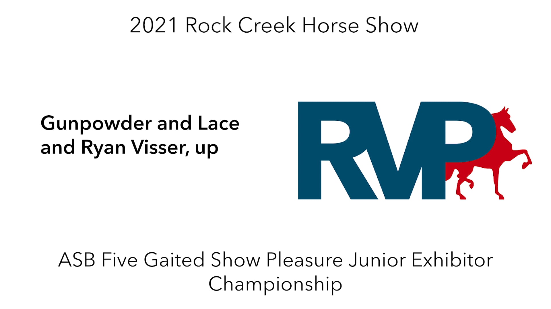 RC21 - Class 69 - Gunpowder and Lace and Ryan Visser, up