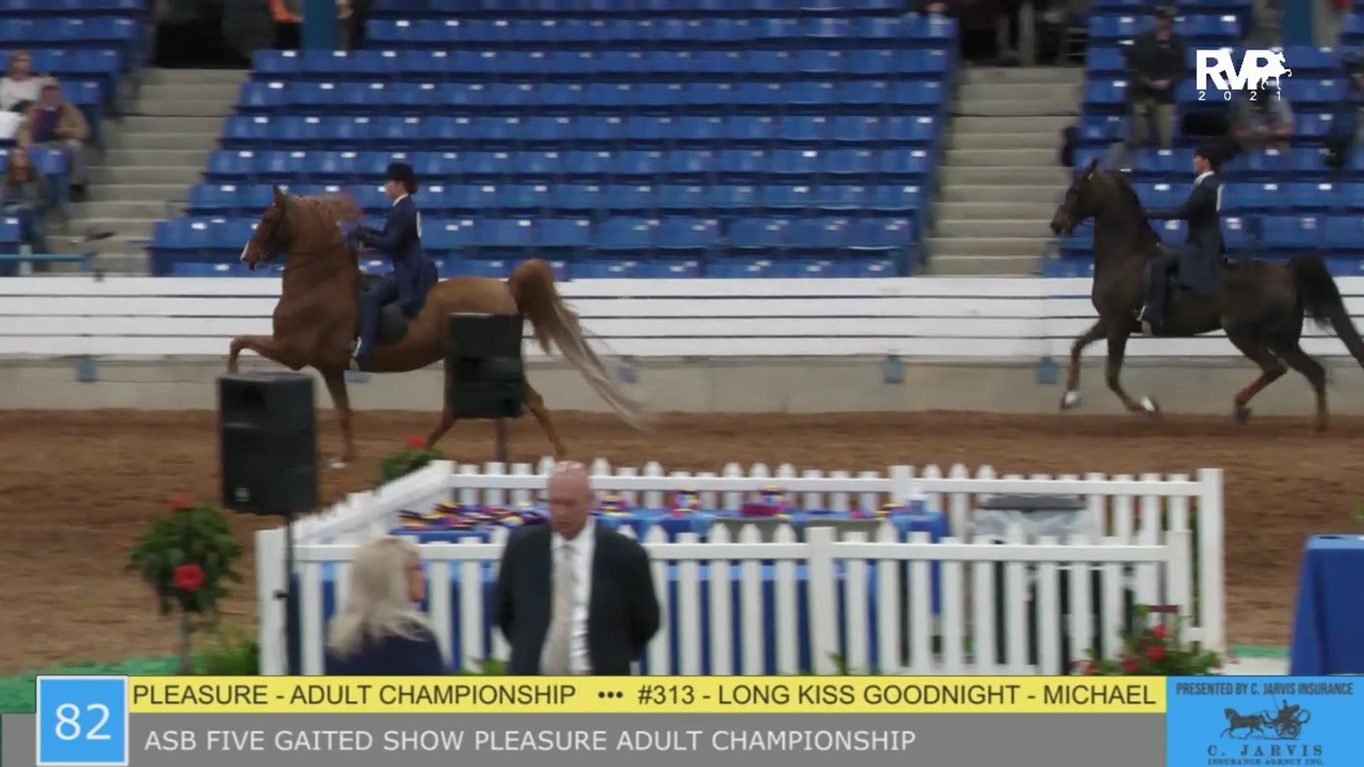 SSSF21 - Class 82 -  ASB Five Gaited Show Pleasure Adult Championship