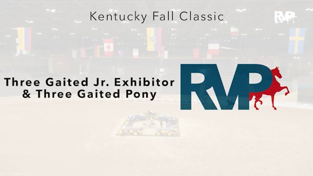 KFC23 - Class 58-58A - Three Gaited J...