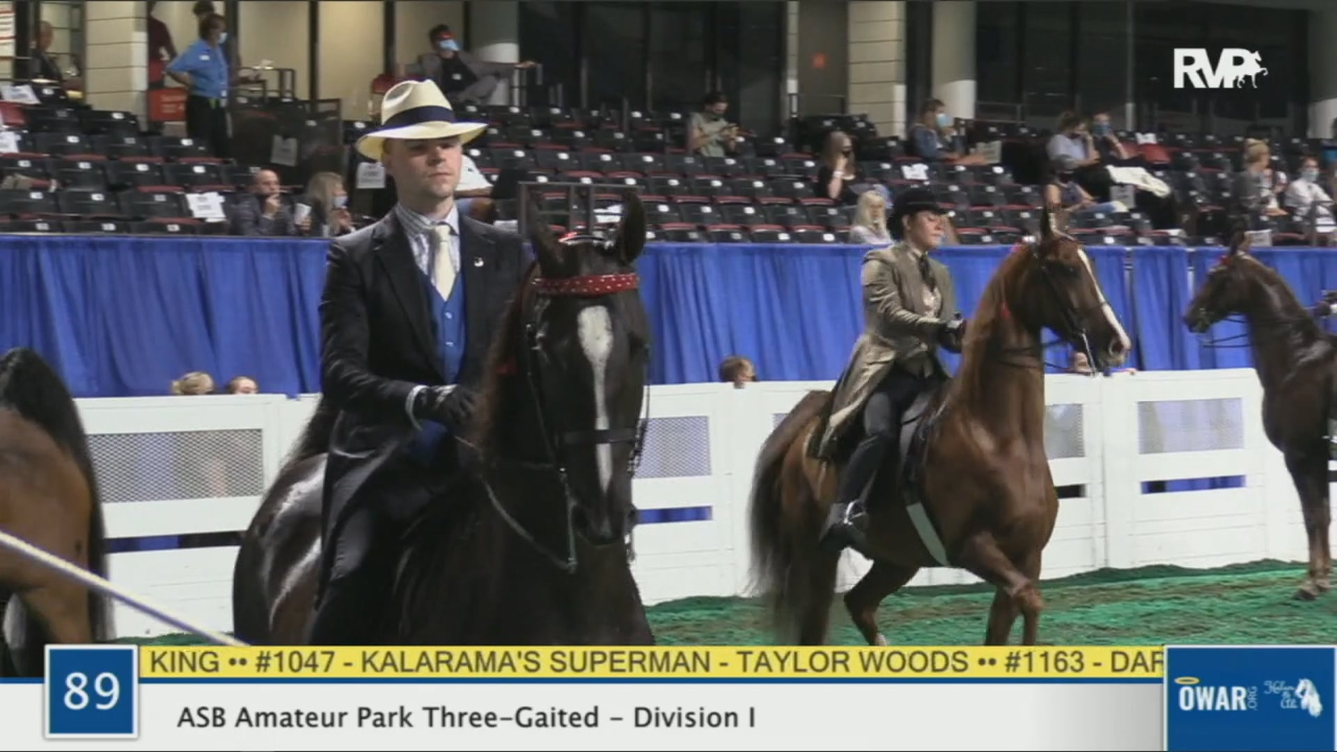 WCHS 2020 Class 89 - ASB Amateur Park Three-Gaited - Division I
