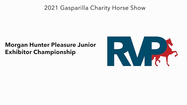 GASP21 - Class 169 - Morgan Hunter Pleasure Junior Exhibitor Championship