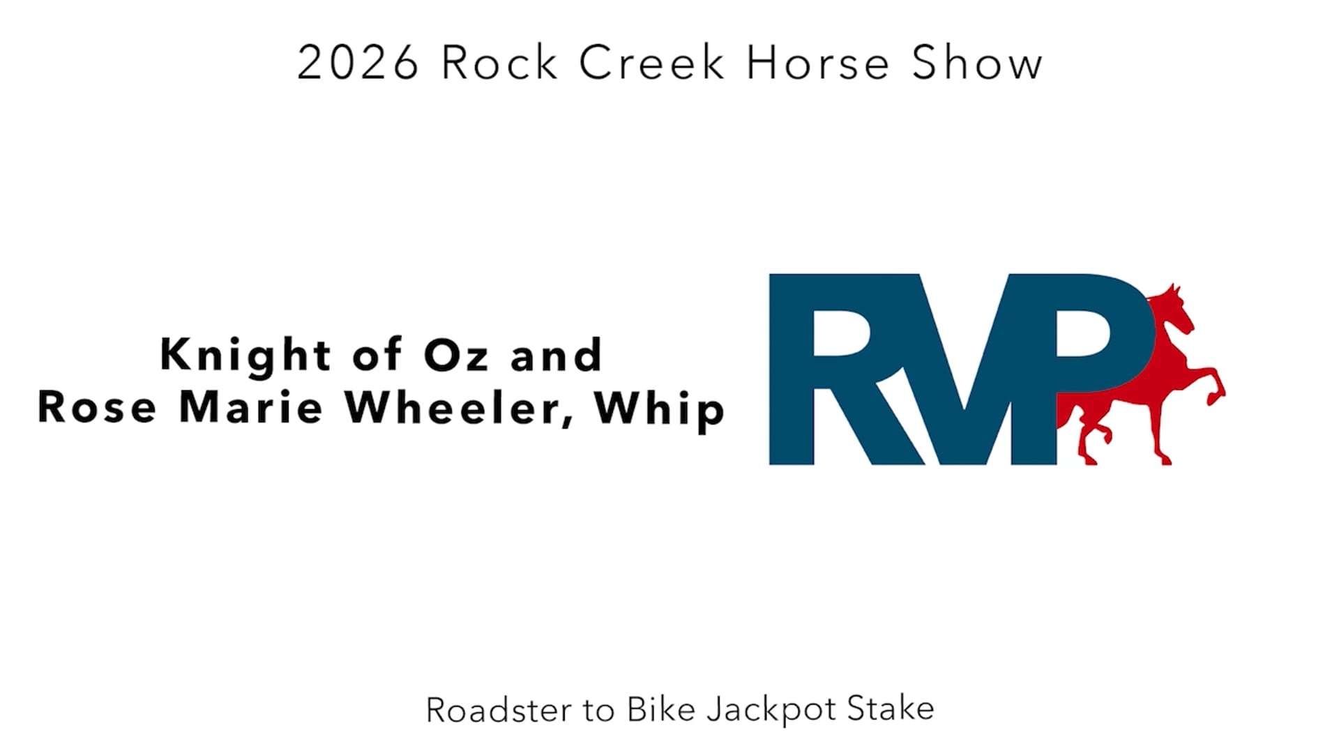 RC26 - Class 104 - Knight of Oz and Rose Marie Wheeler, Whip