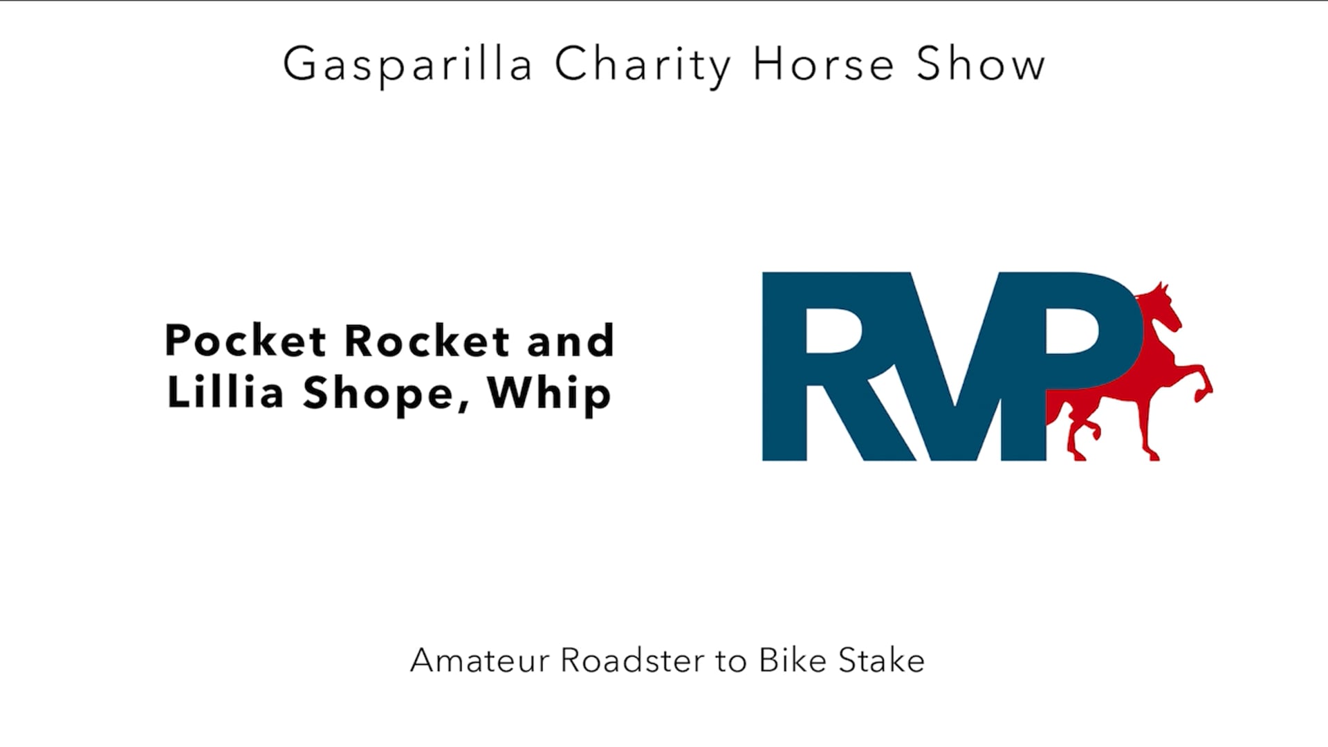 GC25 - Class 107.1 - Pocket Rocket and LIllia Shope, Whip