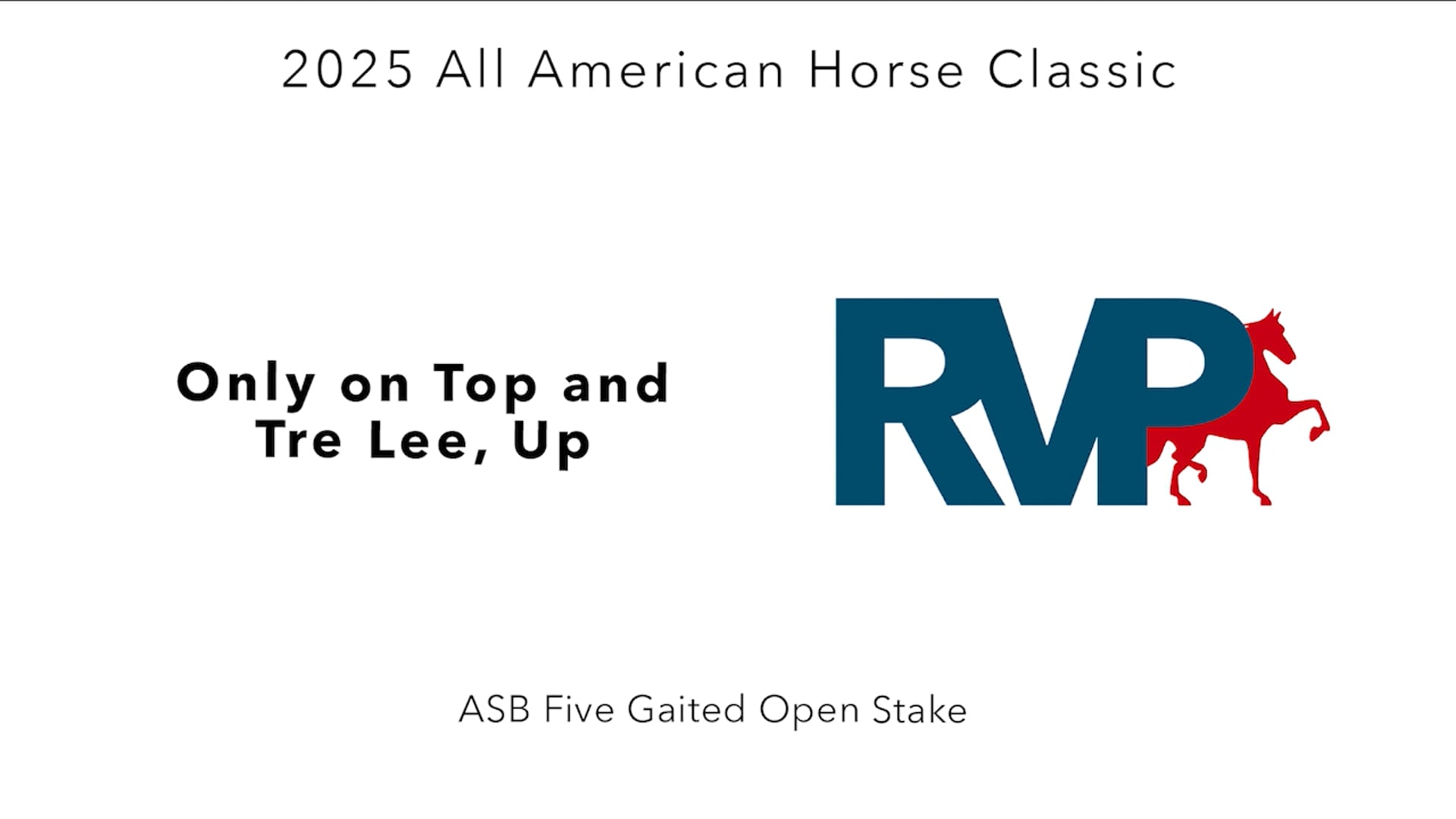 AAC25 - Class 134 - Only on Top and Tre Lee, Up