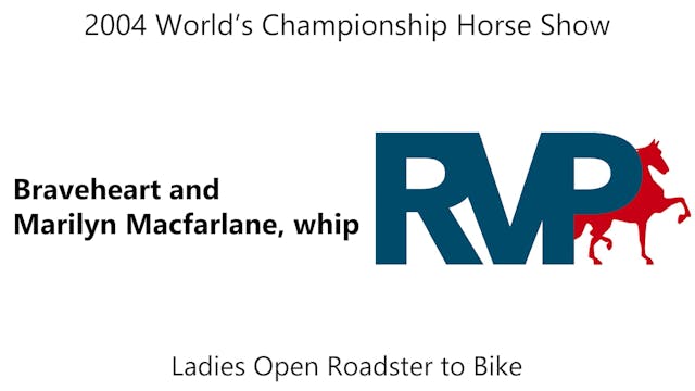 WCHS04 - Class 144 - Ladies Open Road...