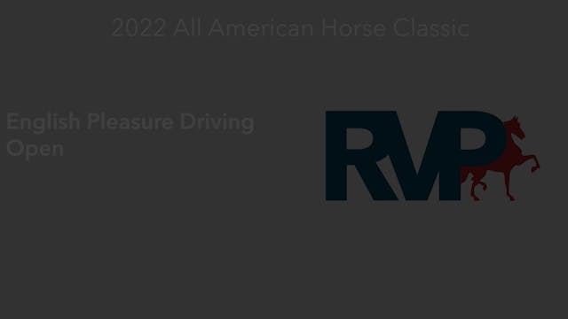 AAC22 - Class 68 -  English Pleasure ...