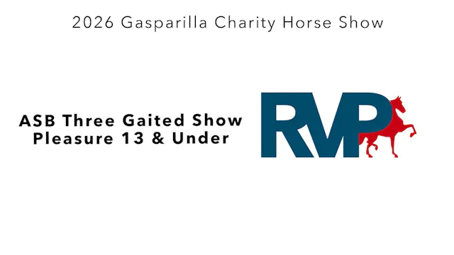 GC26 - Class 51 - ASB Three Gaited Sh...