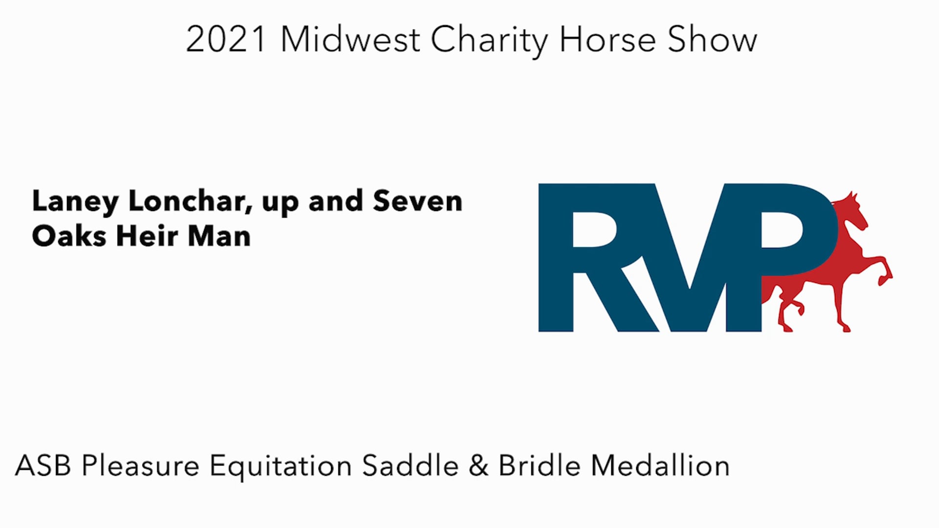 MW21 - Class 130 - Laney Lonchar, up and Seven Oaks Heir Man