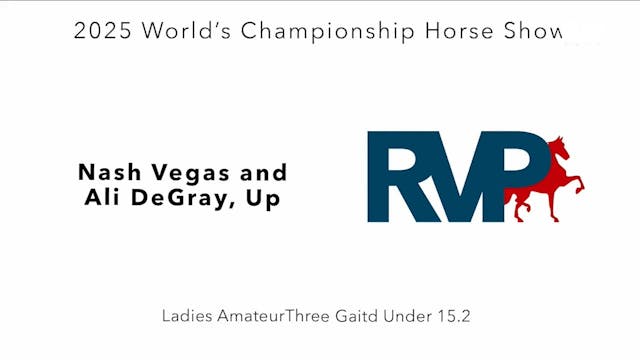 2025 World's Championship Horse Show ...