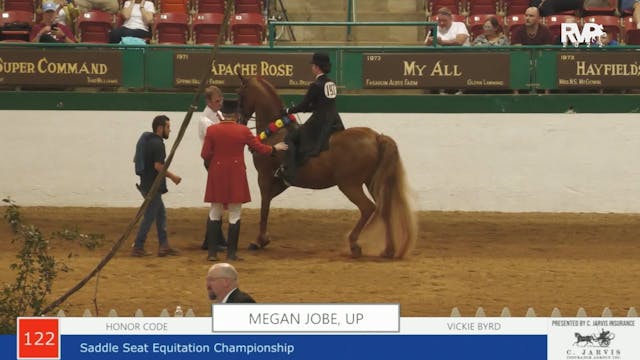 NCSC22 - Class 122 -  Saddle Seat Equ...