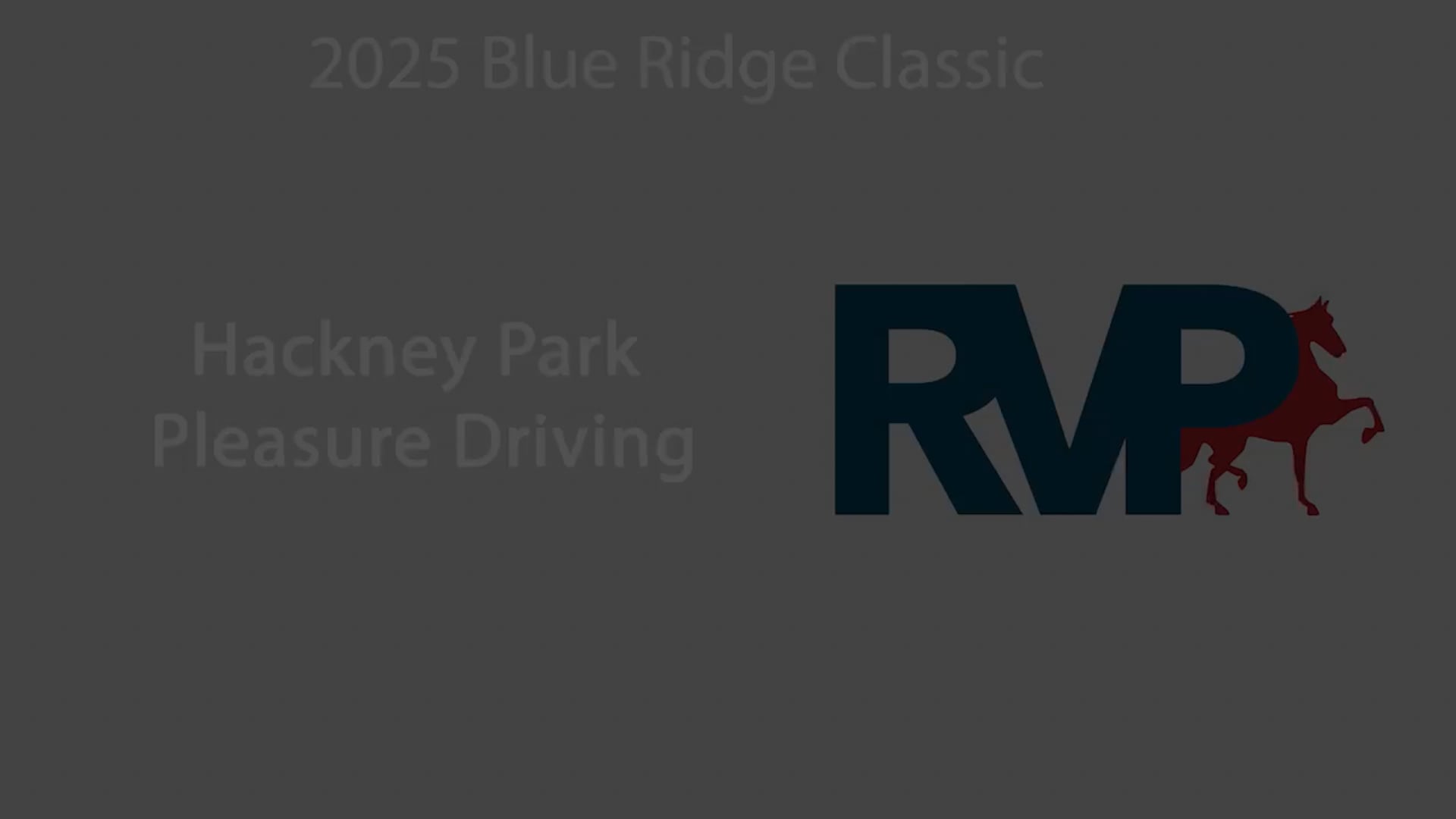 BRC25 - Class 69 - Hackney Park Pleasure Driving