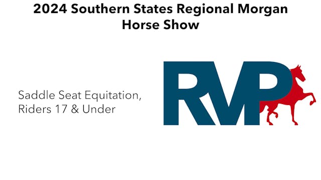 SS24 - Class 32 - Saddle Seat Equitat...