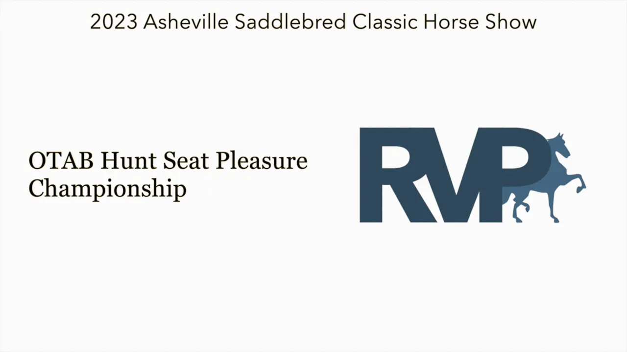 ASC23 Class 95A OTAB Hunt Seat Pleasure Championship Richfield