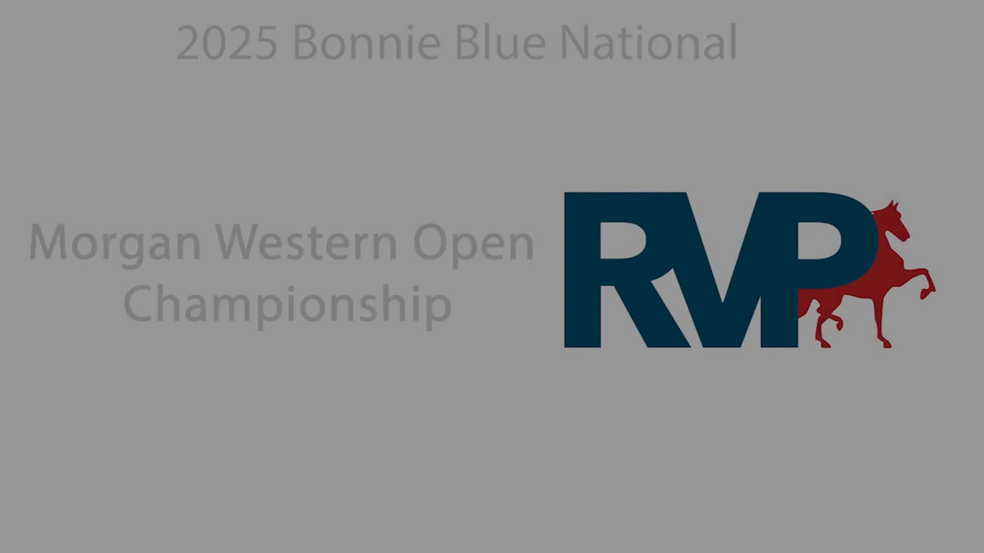 BB25 - Class 119 - Morgan Western Open Championship