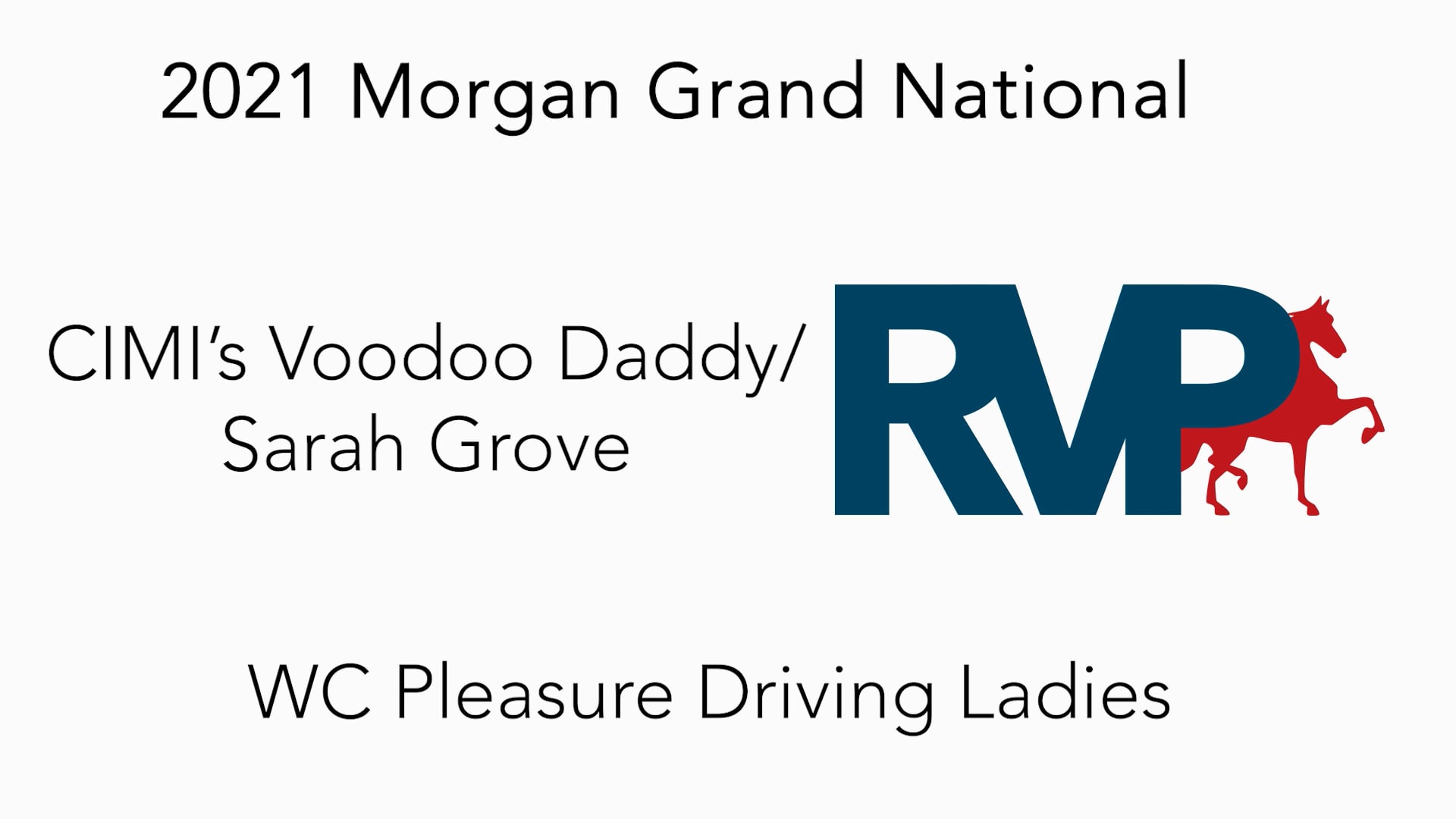 MGN21 - Class 182 - CIMI's Voodo Daddy- Sarah Grove 
