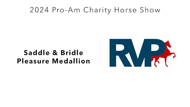 ProAm24 - Class 80 - Saddle & Bridle ...