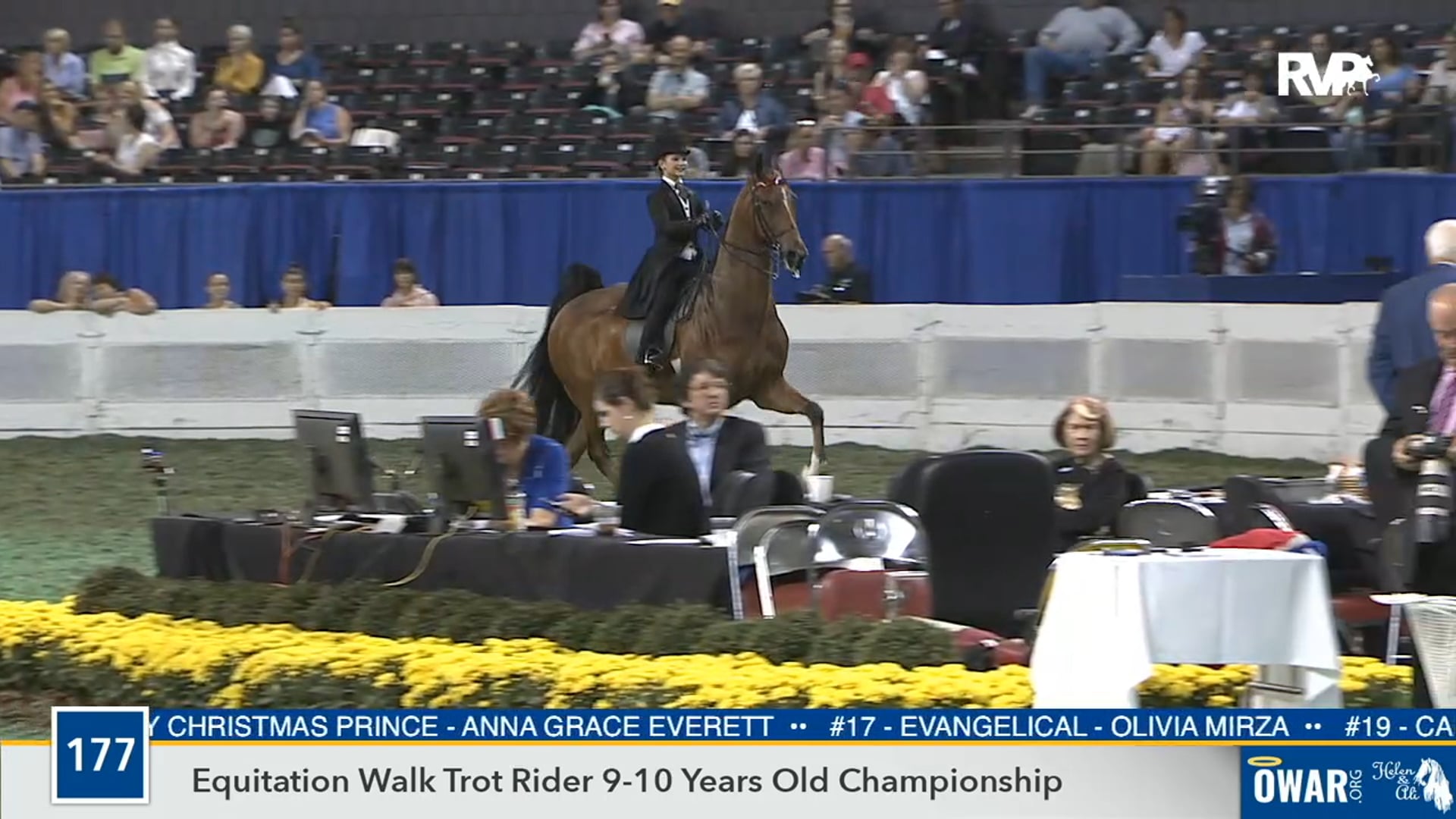 2019 WCHS - Class 177 Equitation, Walk:Trot, Riders 9 & 10 Years Old Championship