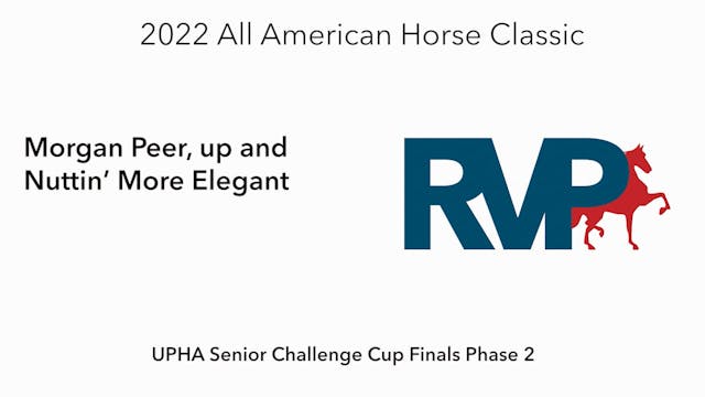 AAC22 - Class 158 -  Morgan Peer, up ...