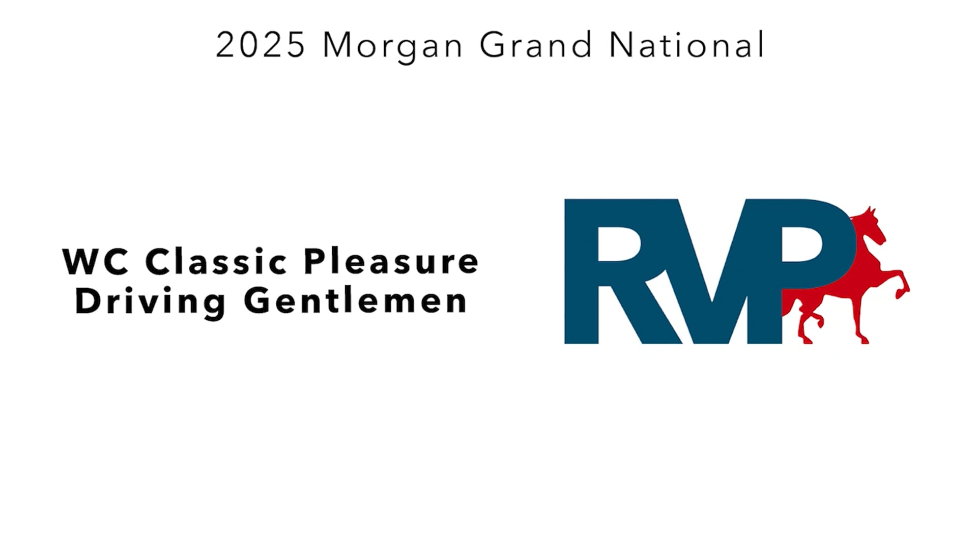 MGN25 - Class 439 - WC Classic Pleasure Driving Gentlemen