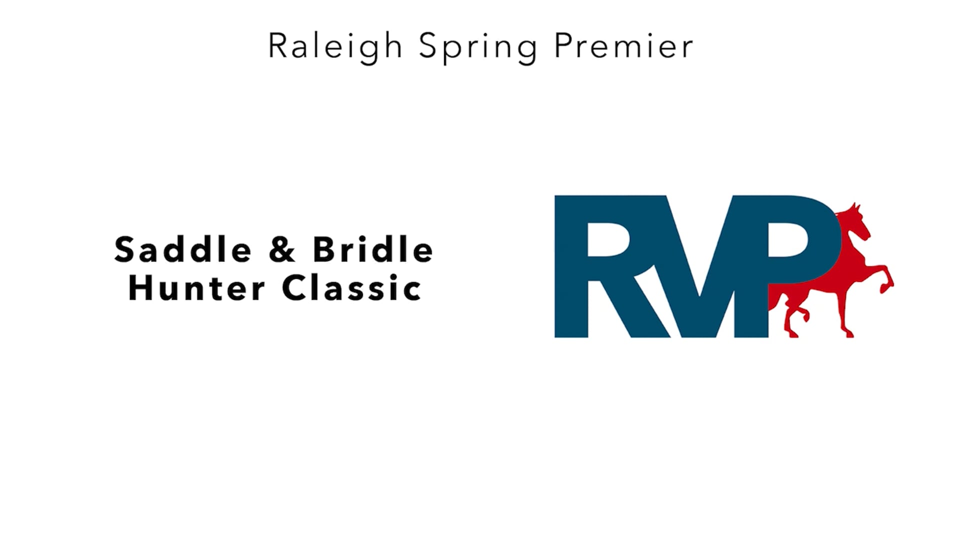 RSP25 - Class 36 - Saddle & Bridle Hunter Classic