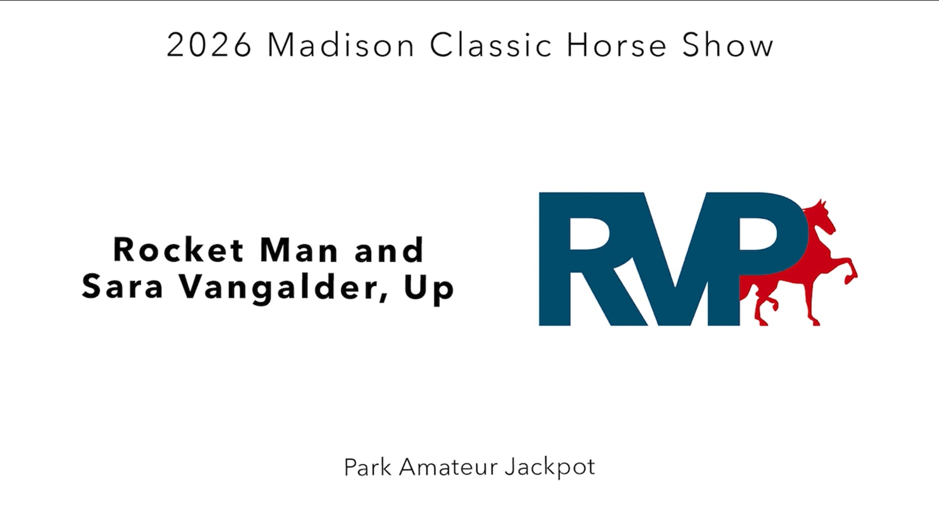 MC26 - Class 154 - Rocket Man and Sara Vangalder, Up