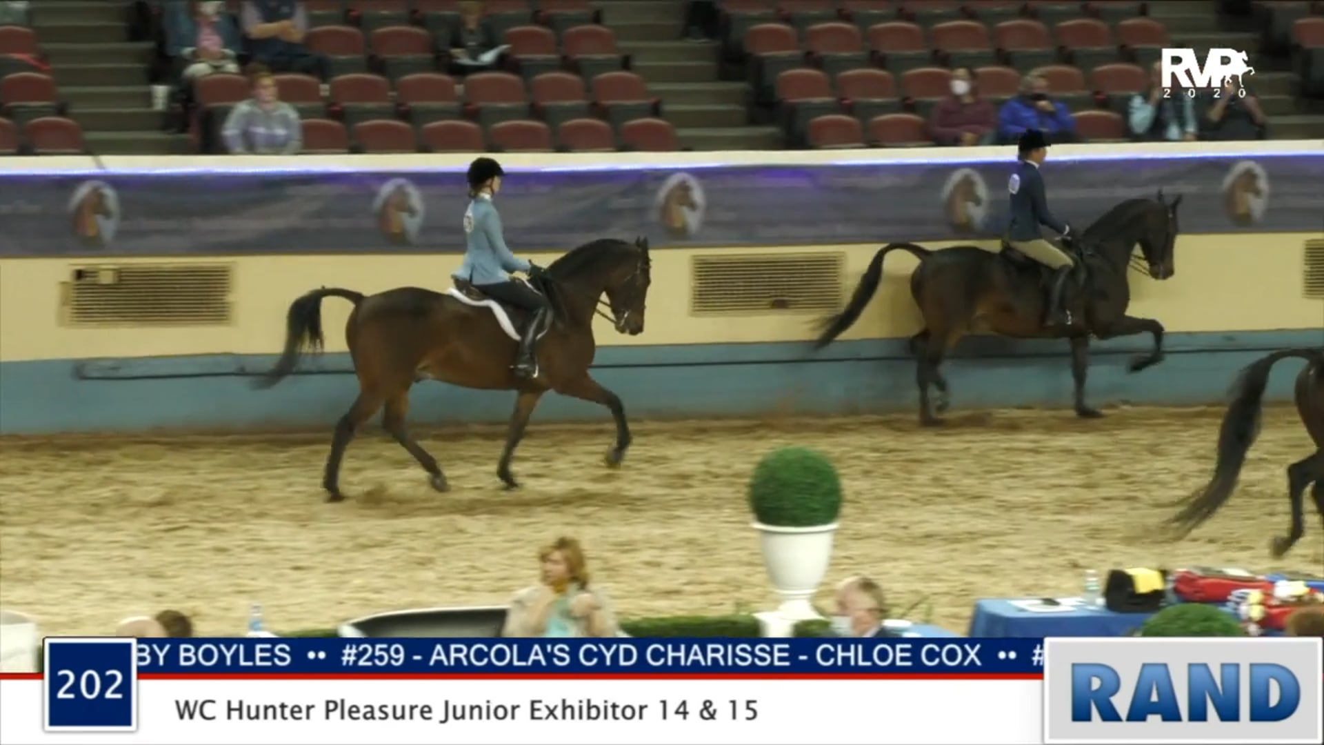 2020 MGN - Class 202 WC Hunter Pleasure Junior Exhibitor 14 & 15