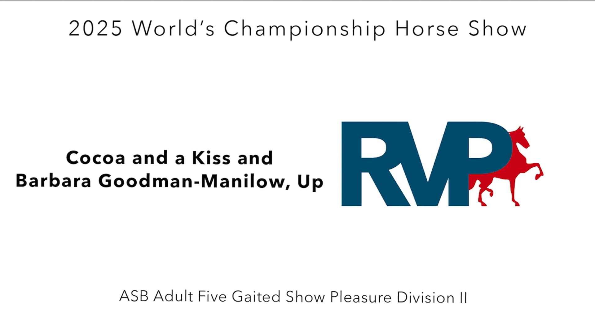 WCHS25 - Class 53 - Cocoa and a Kiss and Barbara Goodman-Manilow, UP