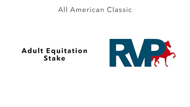 AAC24 - Class 158 - Adult Equitation ...