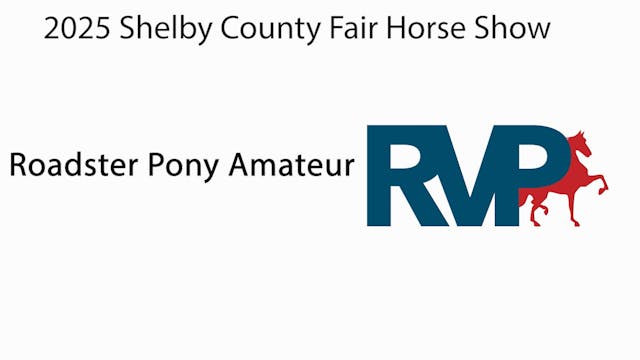 SCF25 - Class 62 - Roadster Pony Amateur