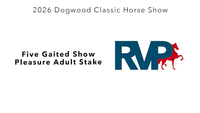 DC26 - Class 70 - Five Gaited Show Pl...