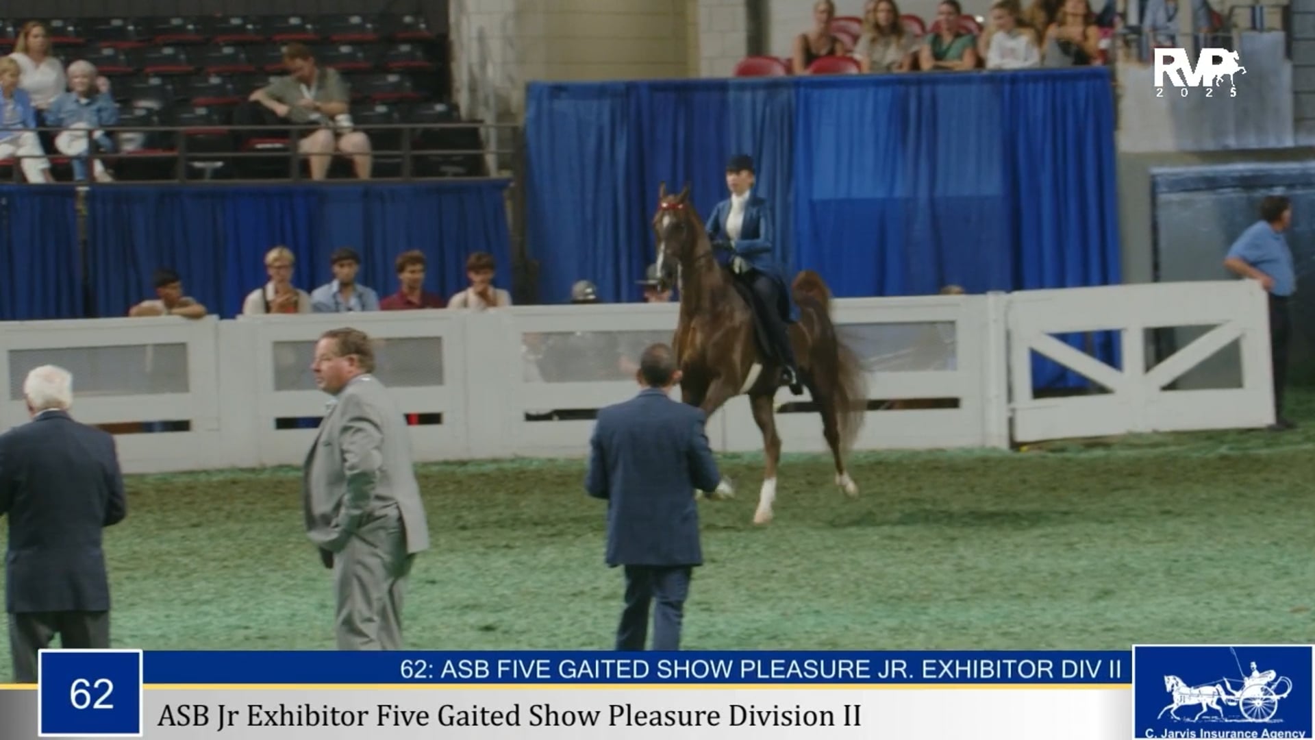 WCHS25 - Class 62 - ASB Jr Exhibitor Five Gaited Show Pleasure Division II