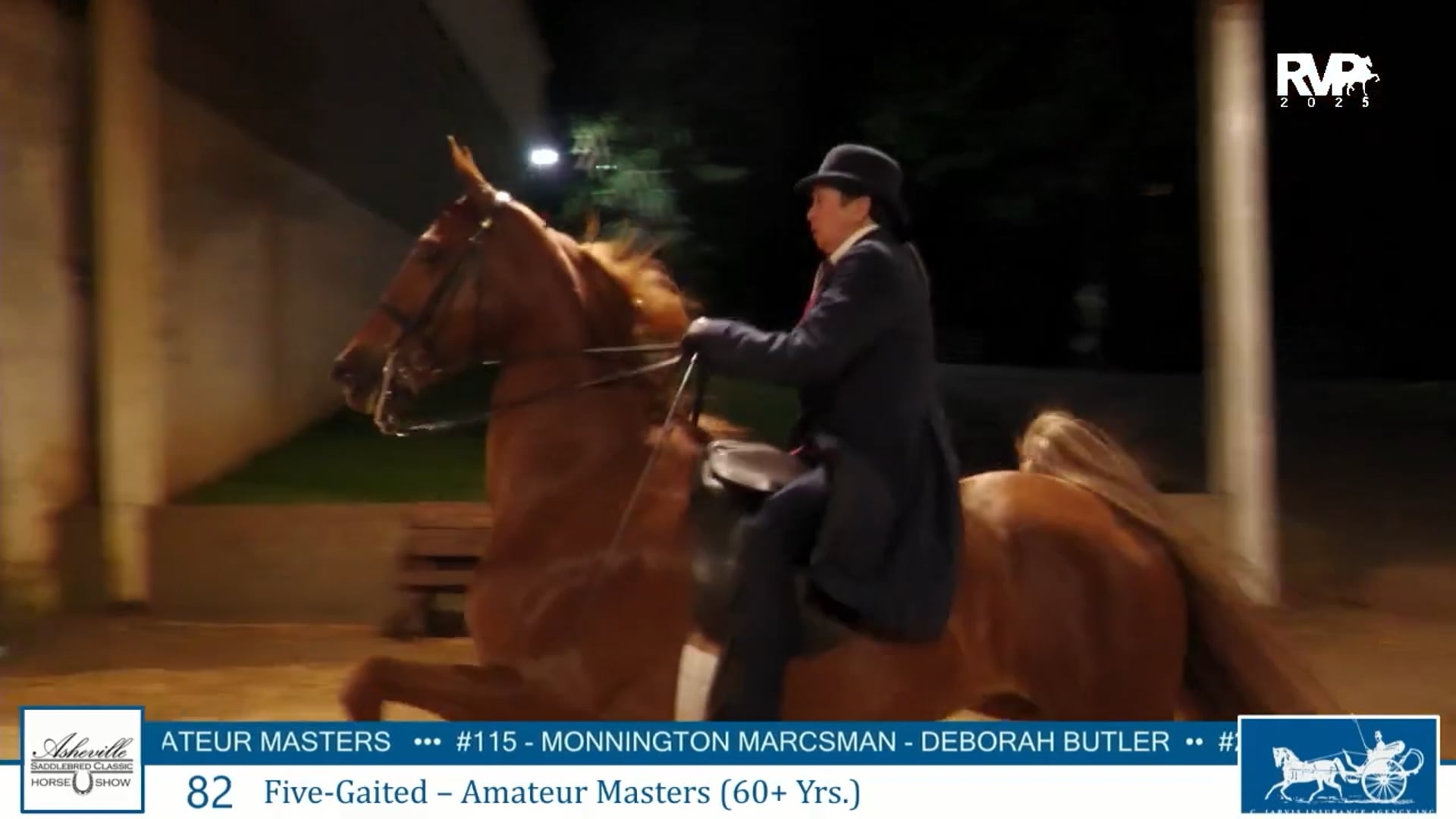 ASC25 - Class 82 - Five Gaited Amateur Masters 60 and Over