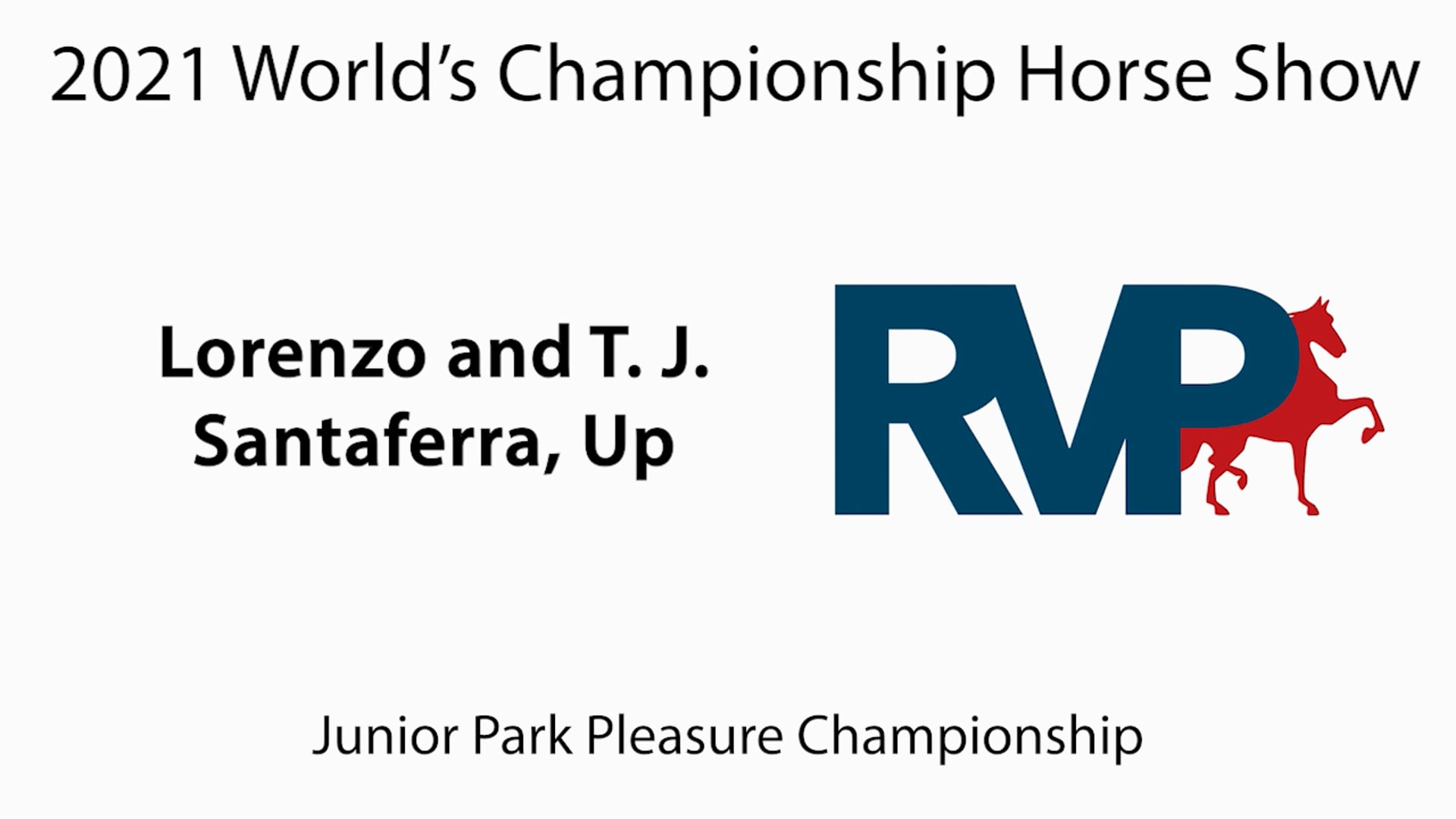 WCHS21 - Class 213 - Lorenzo and T. J. Santaferra, Up