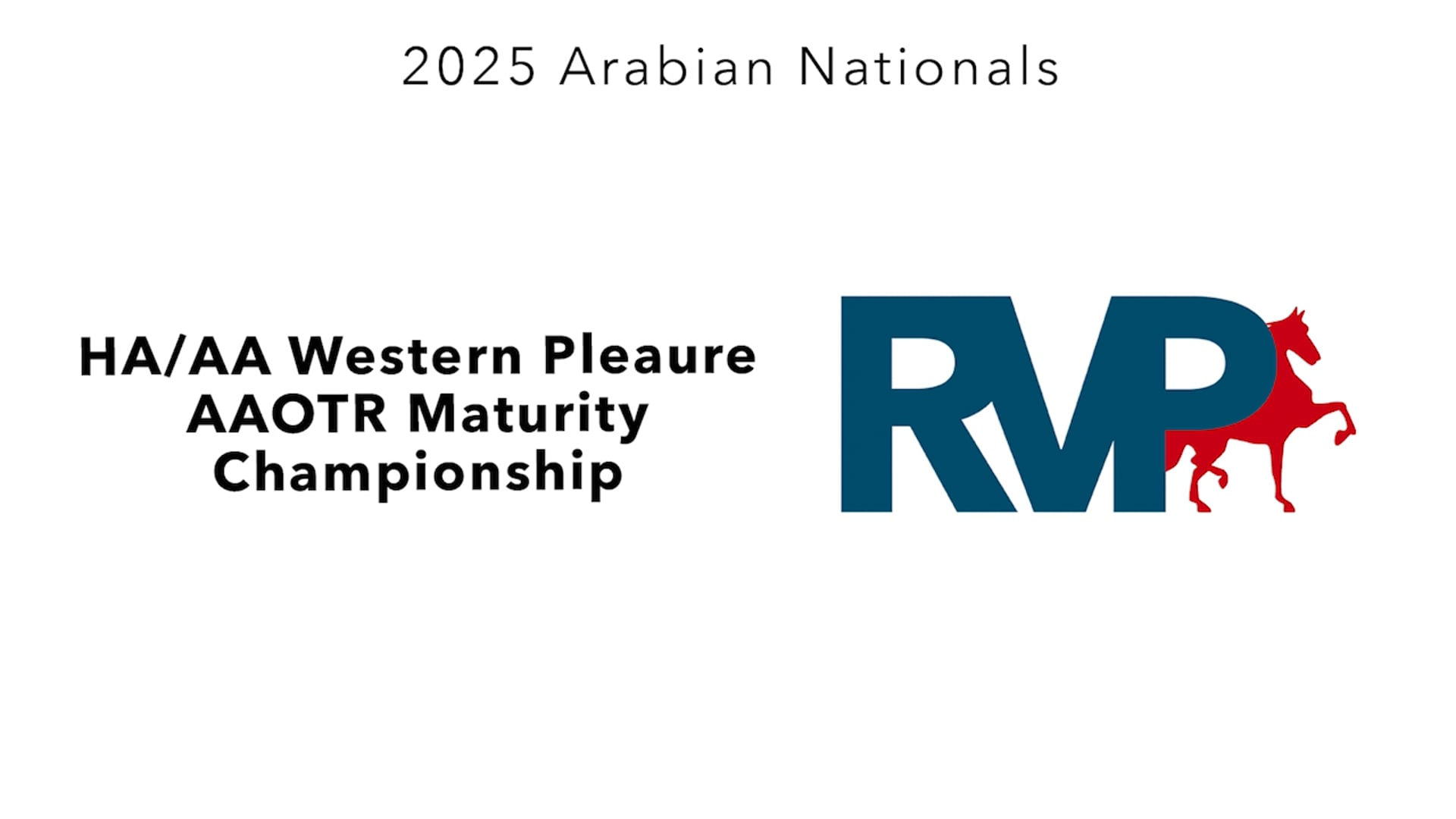 AN25 - Class 1036 - HA-AA Western Pleasure AAOTR Maturity Championship