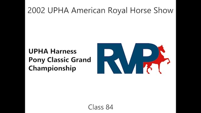 KC 02 - Class 84 - UPHA Harness Pony ...
