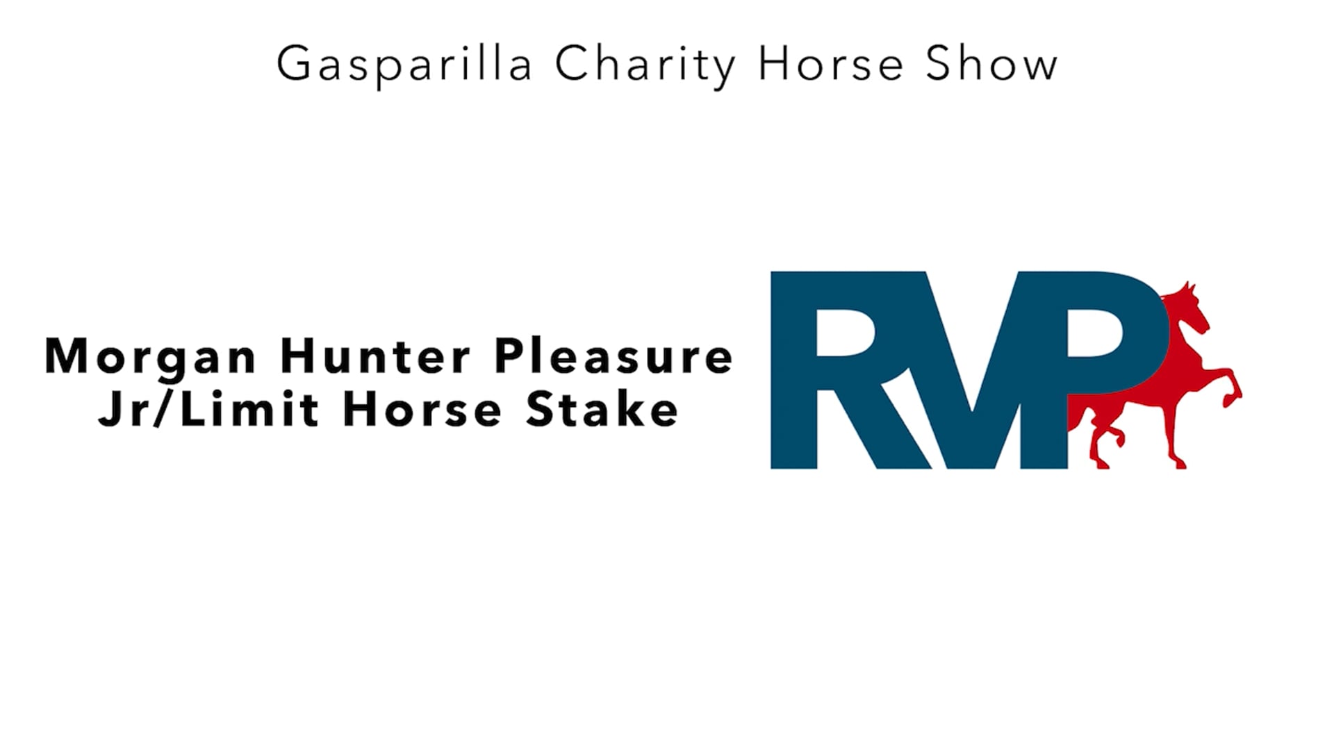GC25 - Class 97 - Morgan Hunter Pleasure Jr-Limit Horse Stake