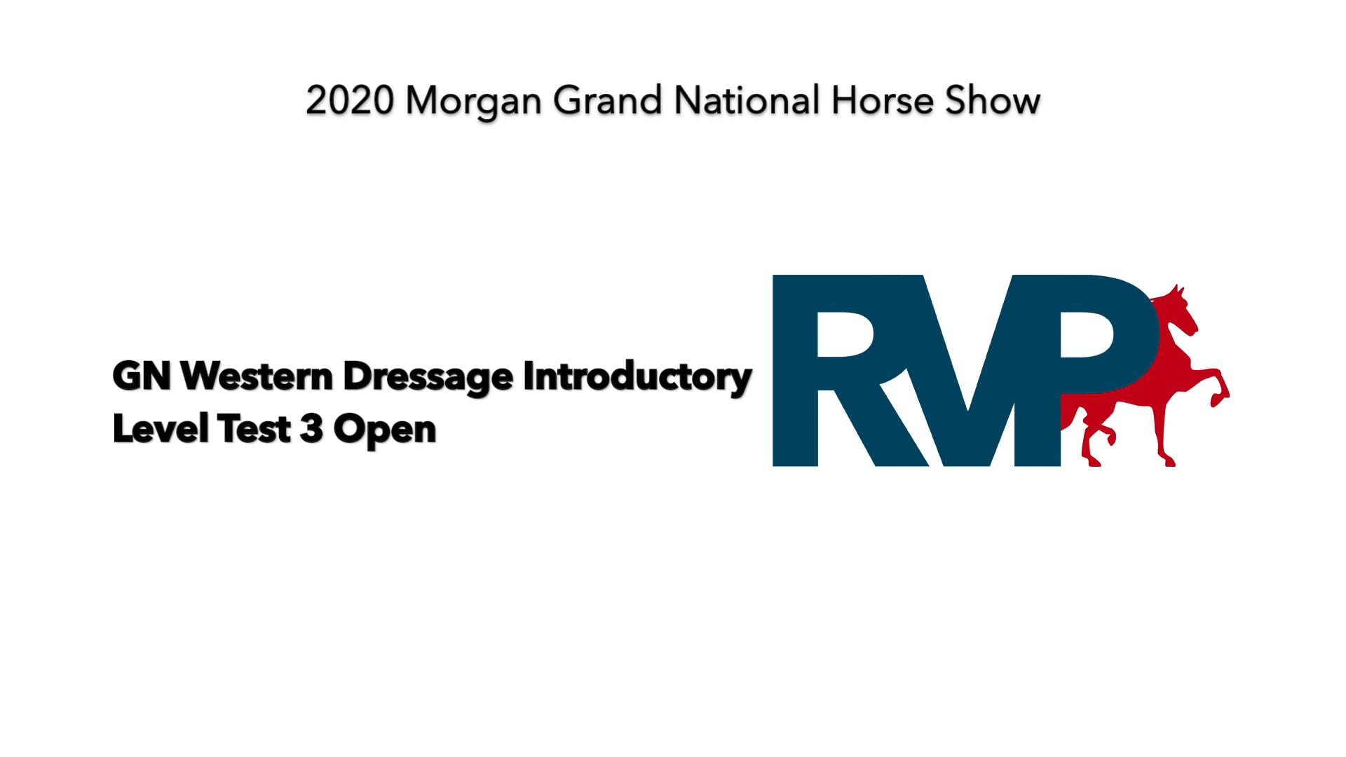 2020 MGN - Class 605 GN Western Dressage Introductory Level Test 3 Open 