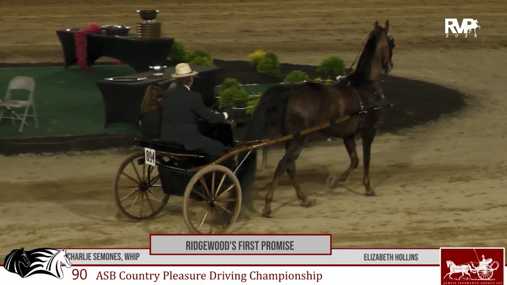 MCF25 - Class 90 - Ridgewood's First Promise and Charlie Semones, Whip