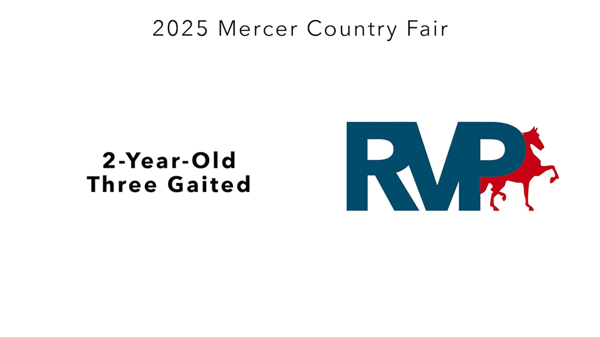 MCF25 - Class 49 - 2-Year-Old Three Gaited