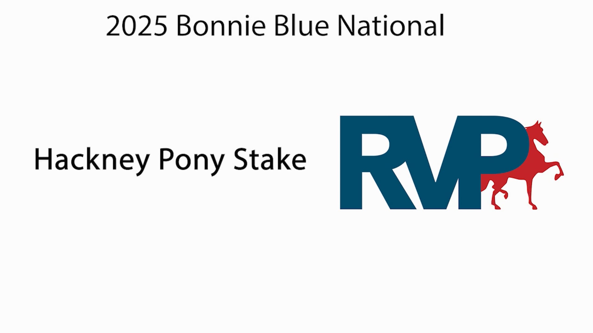BB25 - Class 139 - Hackney Pony Stake