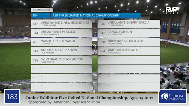 2020 AR - Class 183 Junior Exhibitor ...