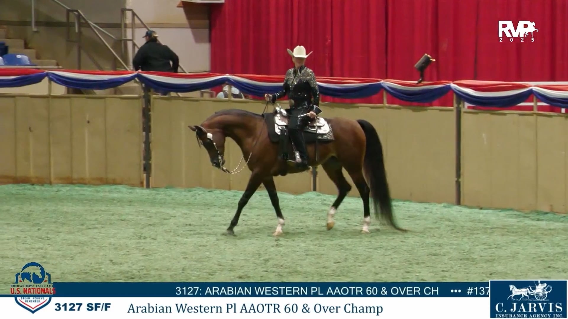AN25 - Class 3127 - Arabian Western Pleasure AAOTR 60 & Over Championship